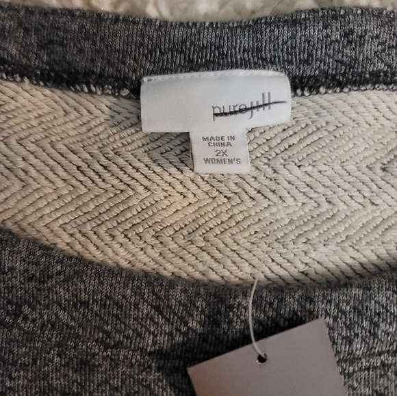 Jjill Sweater size 2x NWT Grey - Picture 5 of 9